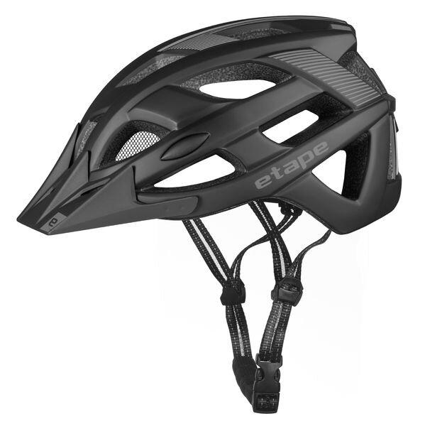 Cyklistická helma Etape Escape černá řemínky