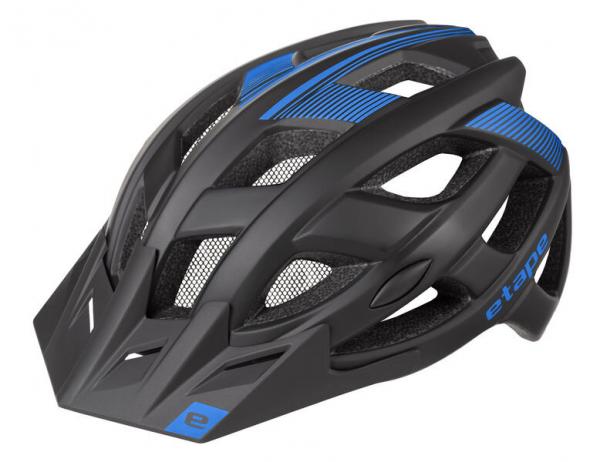 Cyklistická helma Etape Escape černá-modrá