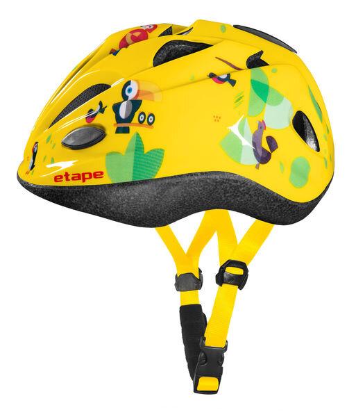 Cyklistická helma Etape Pony dětská žlutá řemínky