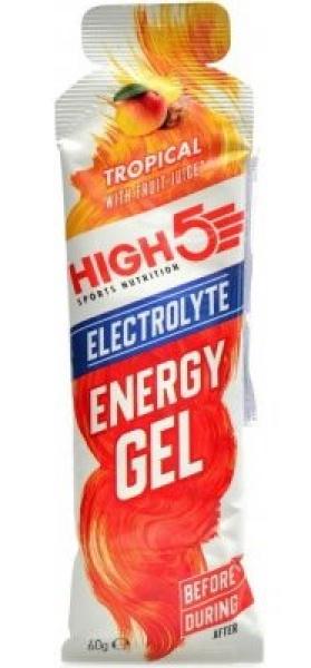 High5 Electrolyte Energy Gel 60g tropical