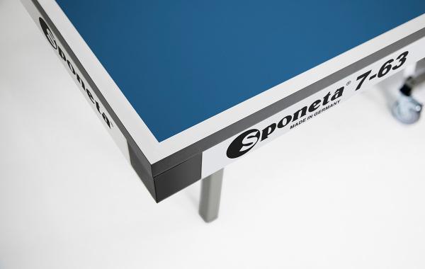 Stůl na stolní tenis SPONETA S7-63i - modrý hrana