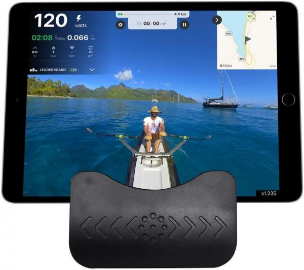 Veslovací trenažér VirtuFit Water Resistance Aqua 100i držák na tablet