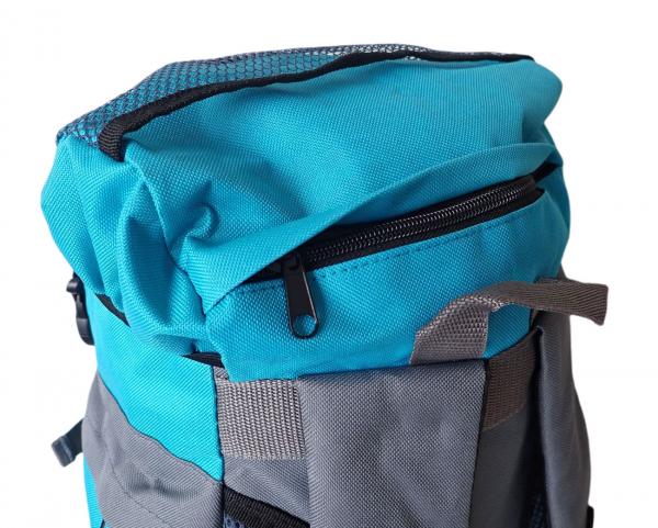 Turistický batoh ACRA BA35 modrý vrchní část