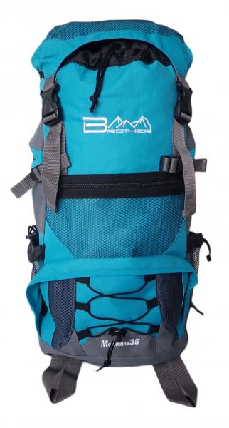 Turistický batoh ACRA BA35 modrý rovně