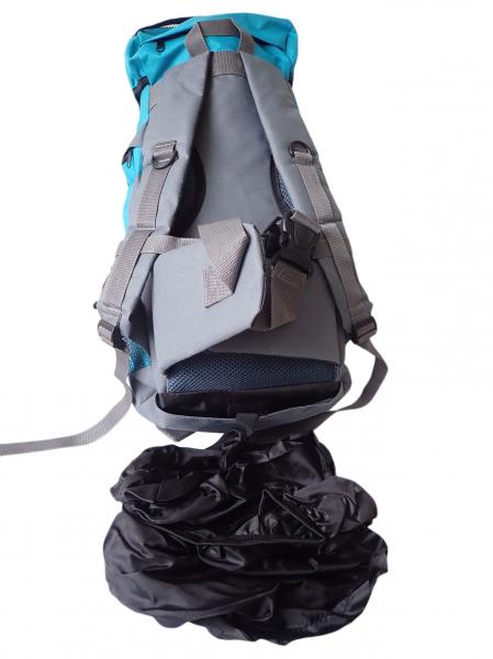 Turistický batoh ACRA BA35 modrý s pláštěnkou