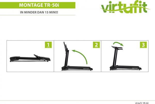 Běžecký pás VirtuFit TR-50i skládací rychlé složení