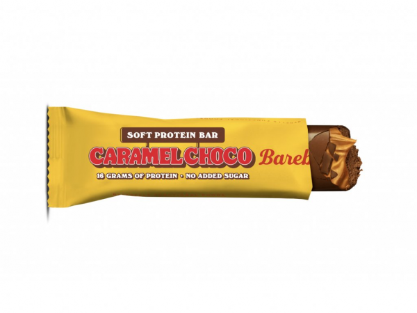 BAREBELLS SOFT Protein tyčinka karamel s čokoládou 55g