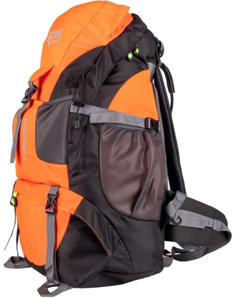 Turistický batoh ACRA BA50-MO 50 l oranžový z boku