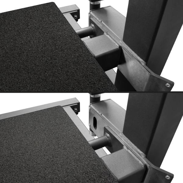 Posilovací lavice bench press Kombinovaná lavice a stojan na dřepy STRENGTHSYSTEM RIOT COMBO RACK detail