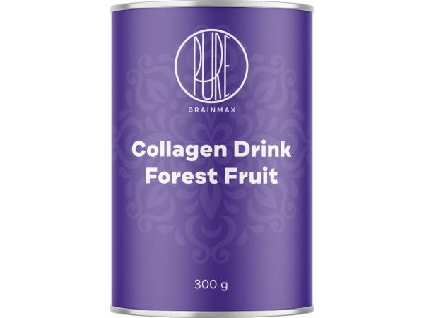 BrainMax Pure Collagen Drink kolagen nápoj lesní ovoce 300 g