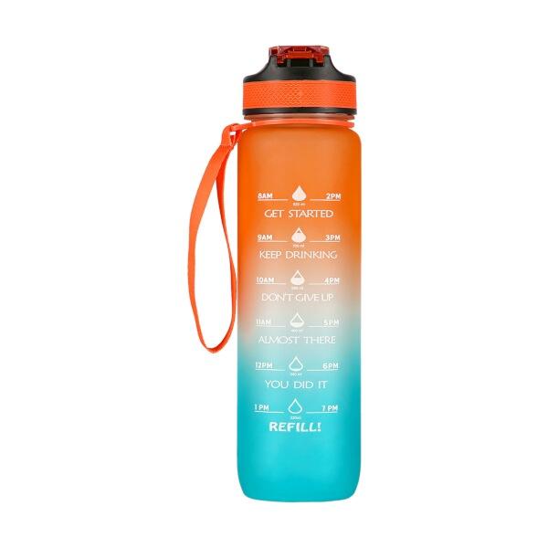 Tritanová láhev na pití NILS Camp NCD68 1000 ml oranžovo-modrá