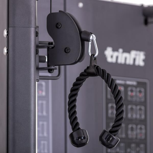 Posilovací stroj na činky TRINFIT Multi Smith CX70 tricepsové lano