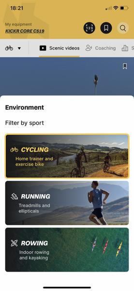 Tréninková aplikace Mobile_Browse_Activity_Cycling_EN