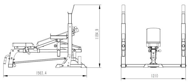 Posilovací lavice bench press TRINFIT F7 Pro Benchpress.JPG