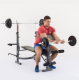 Posilovací lavice bench press TRINFIT Bench FX3 cvik bicepsg