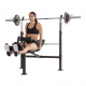Posilovací lavice bench press TUNTURI WB60 Olympic Width Weight Bench cvik3g
