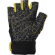 Dámské fitness rukavice POWER SYSTEM Classy žluté zezadu