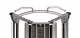 Posilovací věž  BH FITNESS L370 Multicrossover / Dual Pulley hrazda