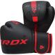 RDX Kara Series boxerské rukavice F6 matte red jiný úhel