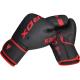 RDX Kara Series boxerské rukavice F6 matte red v úhlu