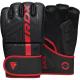 RDX Kara Series rukavice Grappling F6 matte red vel. L