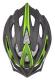 Cyklistická helma Etape Biker černá-zelená shora