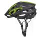 Cyklistická helma Etape Biker černá-žlutá fluo řemínky