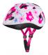 Cyklistická helma Etape Pony dětská bílá-růžová řemínky
