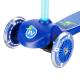 Koloběžka Dětská koloběžka NILS Fun HLB001 LED modrá přední kolečka