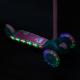 Koloběžka Dětská koloběžka NILS Fun HLB001 LED tyrkysová světla