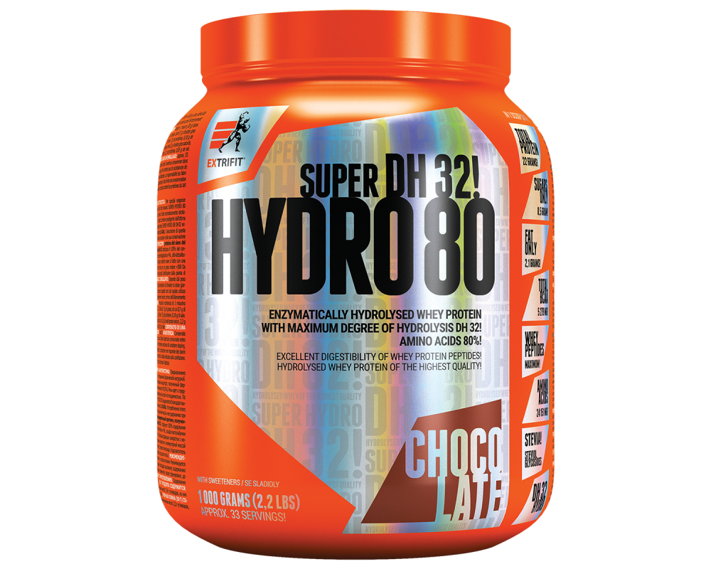 EXTRIFIT Super Hydro 80 DH 32 1000 g čokoláda