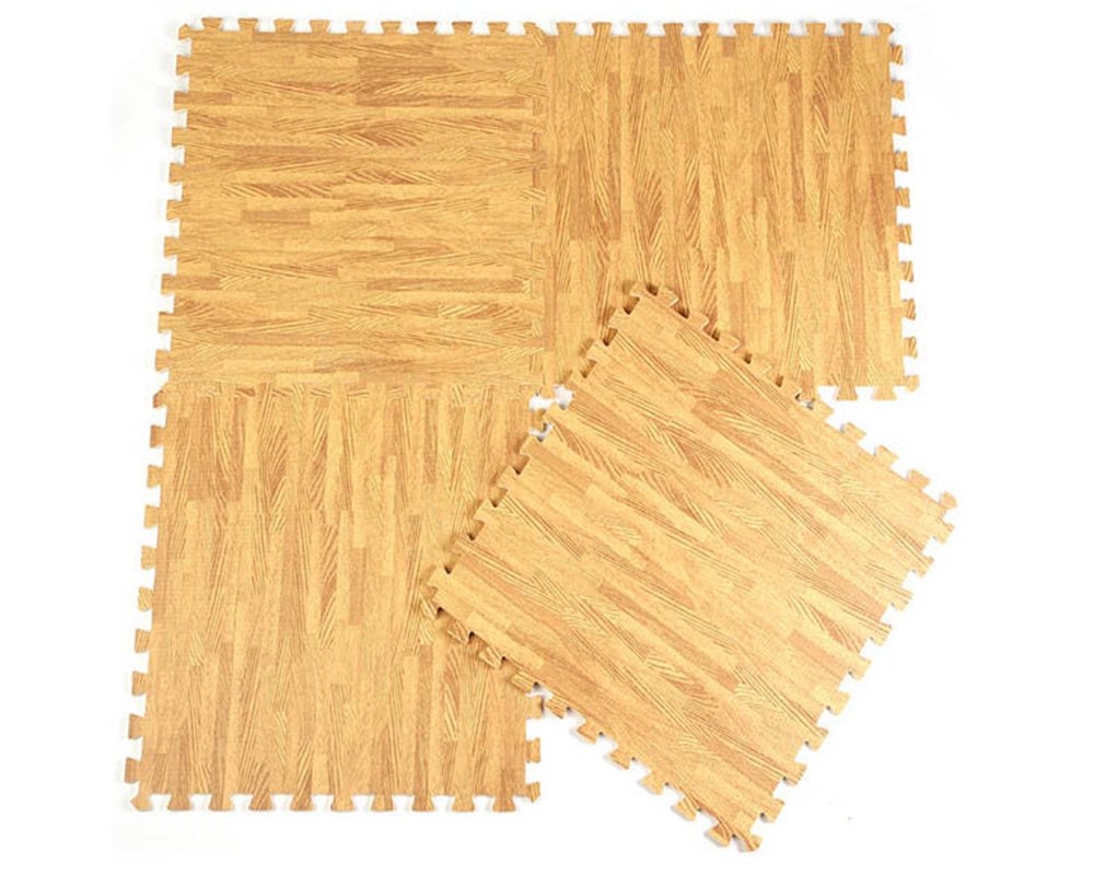 Podložka Fitness puzzle mat wood 4g