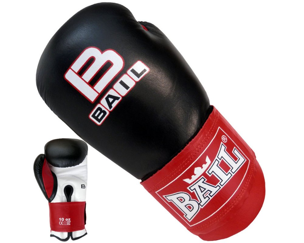 Boxerské rukavice 10 oz kůže Thai BAIL