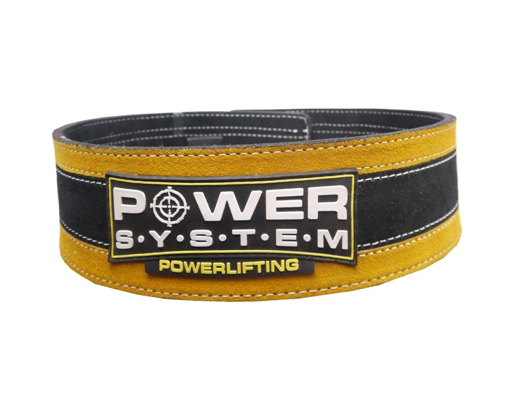 Fitness opasek Stronglift žlutý POWER SYSTEM