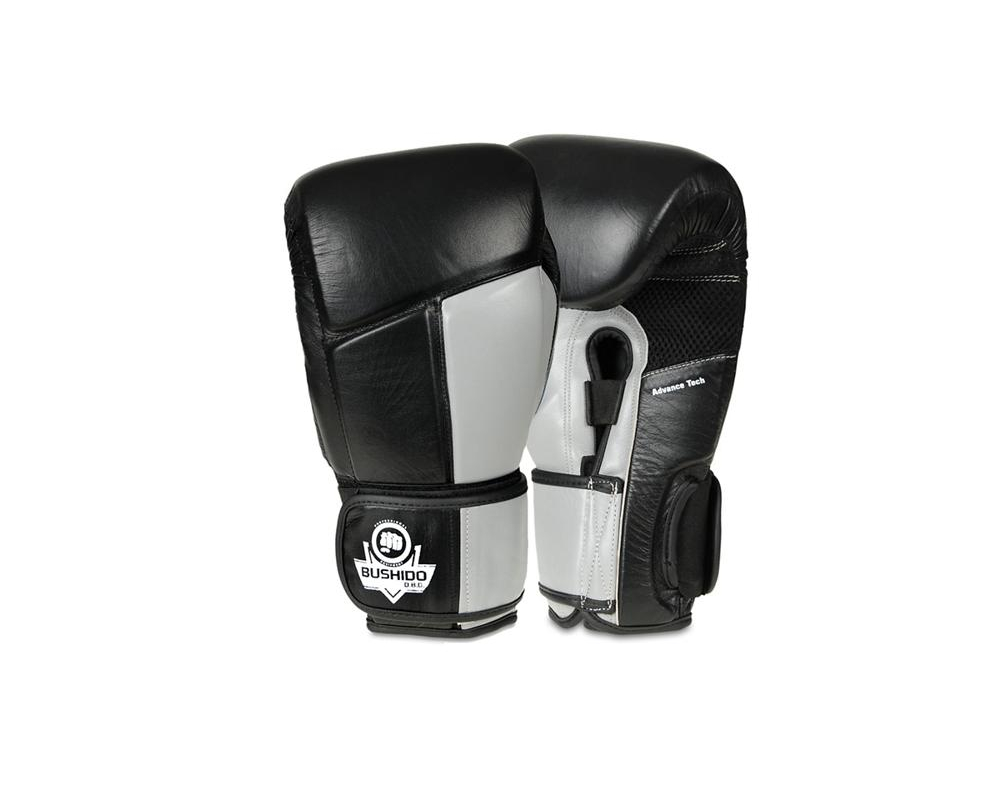 Boxerské rukavice kožené DBX BUSHIDO ARB-431 šedé