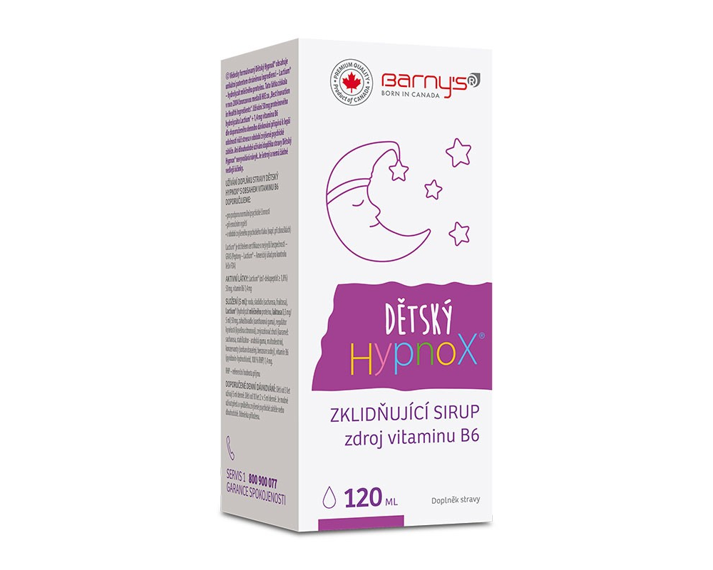 BARNY´S Dětský Hypnox - zklidňující sirup 120 ml