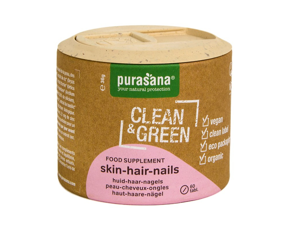 PURASANA Skin Hair Nails BIO 60 tablet (kůže, vlasy, nehty).JPG