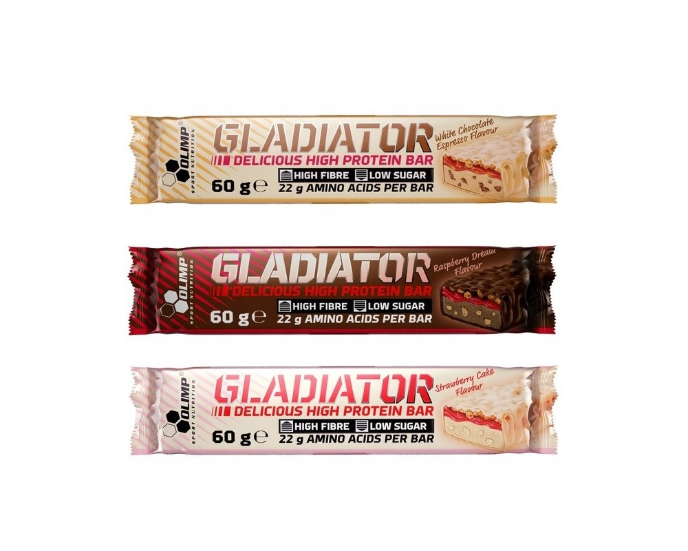 OLIMP Gladiator protein bar 60 g