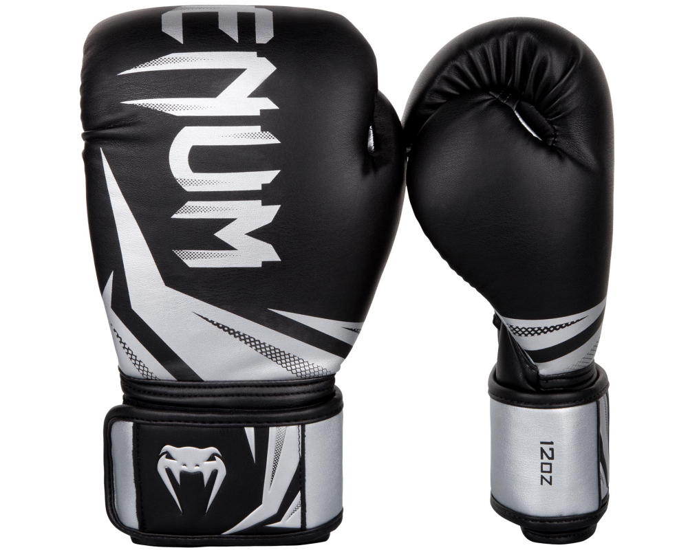 VENUM boxerské rukavice Challenger 3.0 černé stříbrné