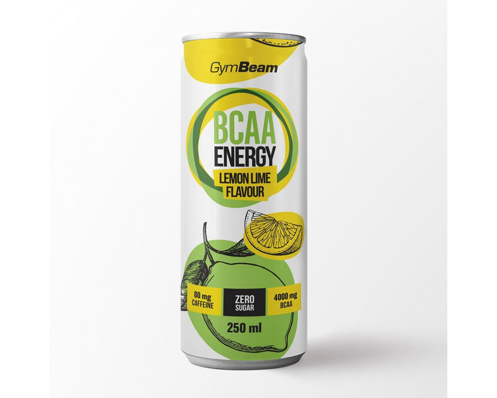 GymBeam BCAA Energy drink citron limetka