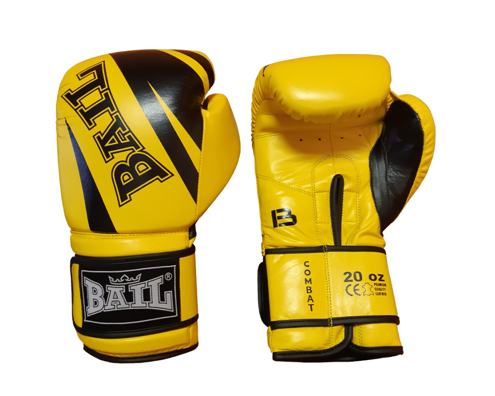Boxerské rukavice Combat - kůže BAIL vel. 20 oz