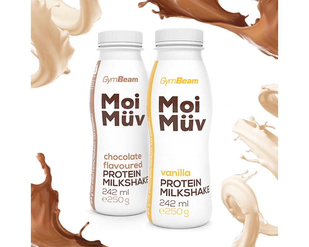 GymBeam protein milkshake MoiMüv 242 ml