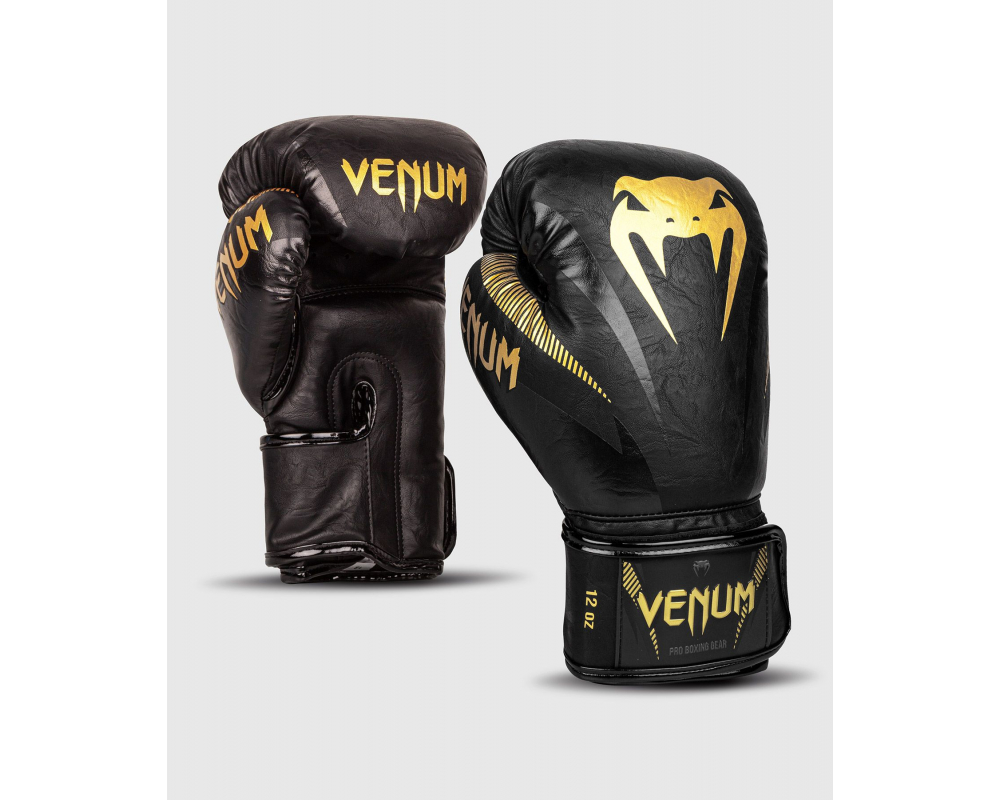 Boxerské rukavice Impact černé zlaté VENUM