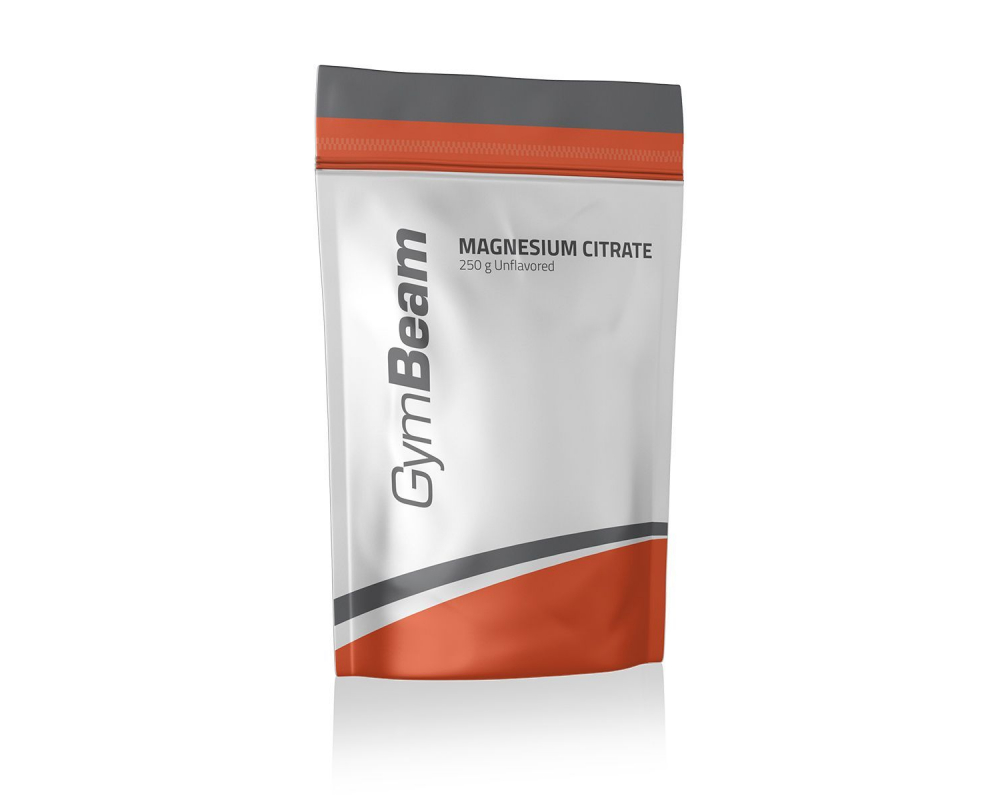 GymBeam Magnesium Citrate 250 g bez příchutě