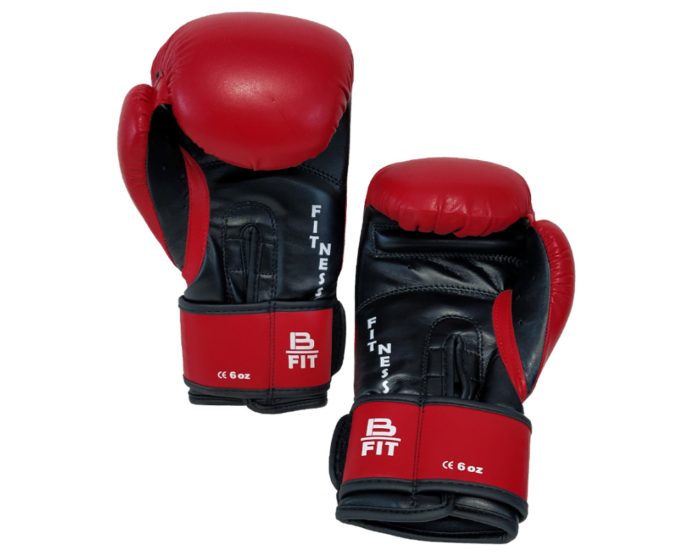 Boxerské rukavice dětské B-fit BAIL červené inside