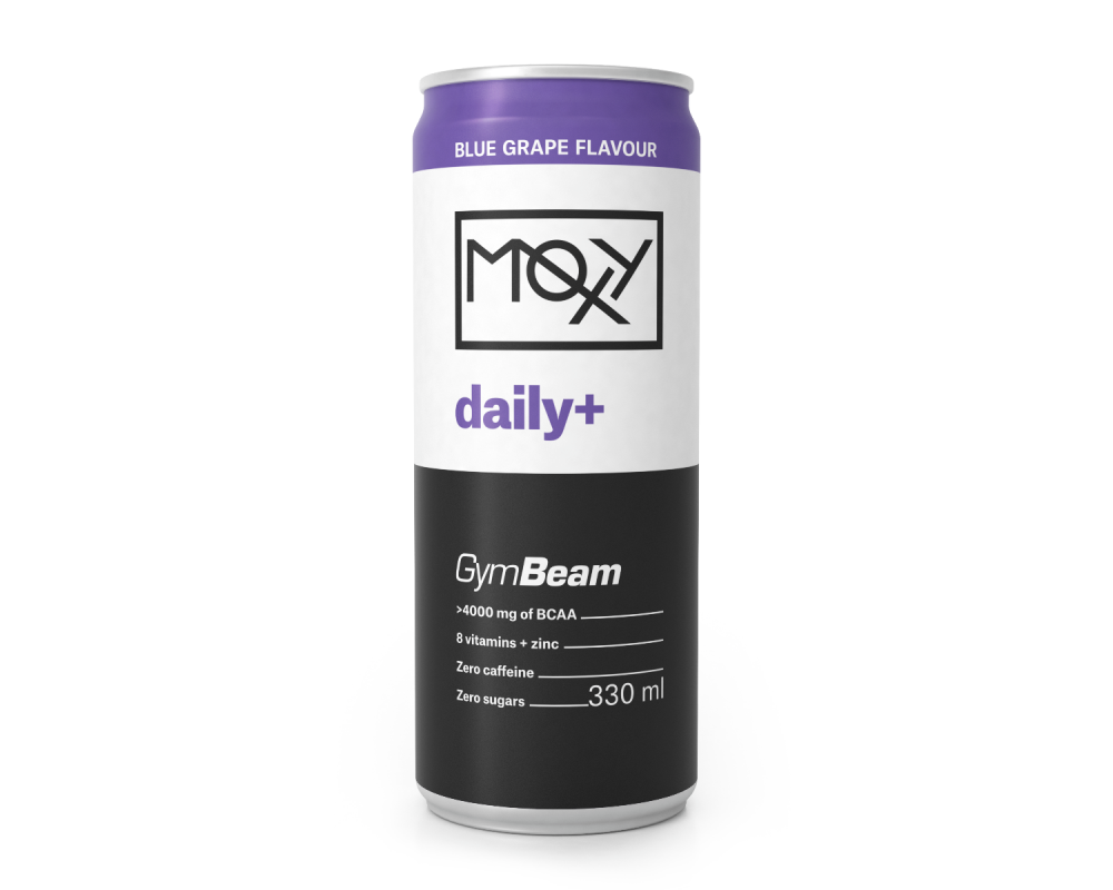 GymBeam Moxy Daily+ 330 ml modré hrozny
