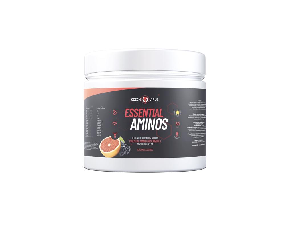 CZECH VIRUS Essential Aminos 360 g - red orange berries