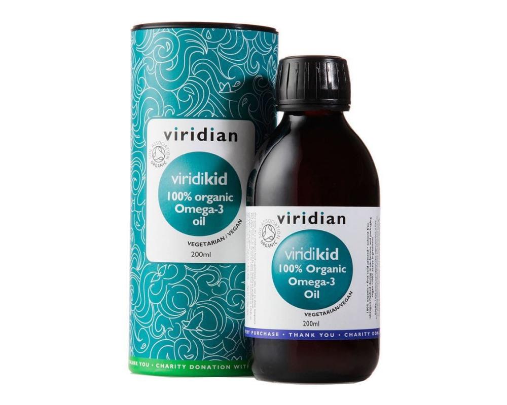 VIRIDIAN Viridikid Omega 3 Oil 200 ml Organic