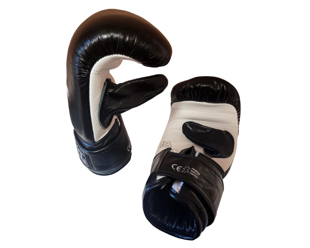 Boxerské rukavice Pytlovky Profi černo-bílé BAIL