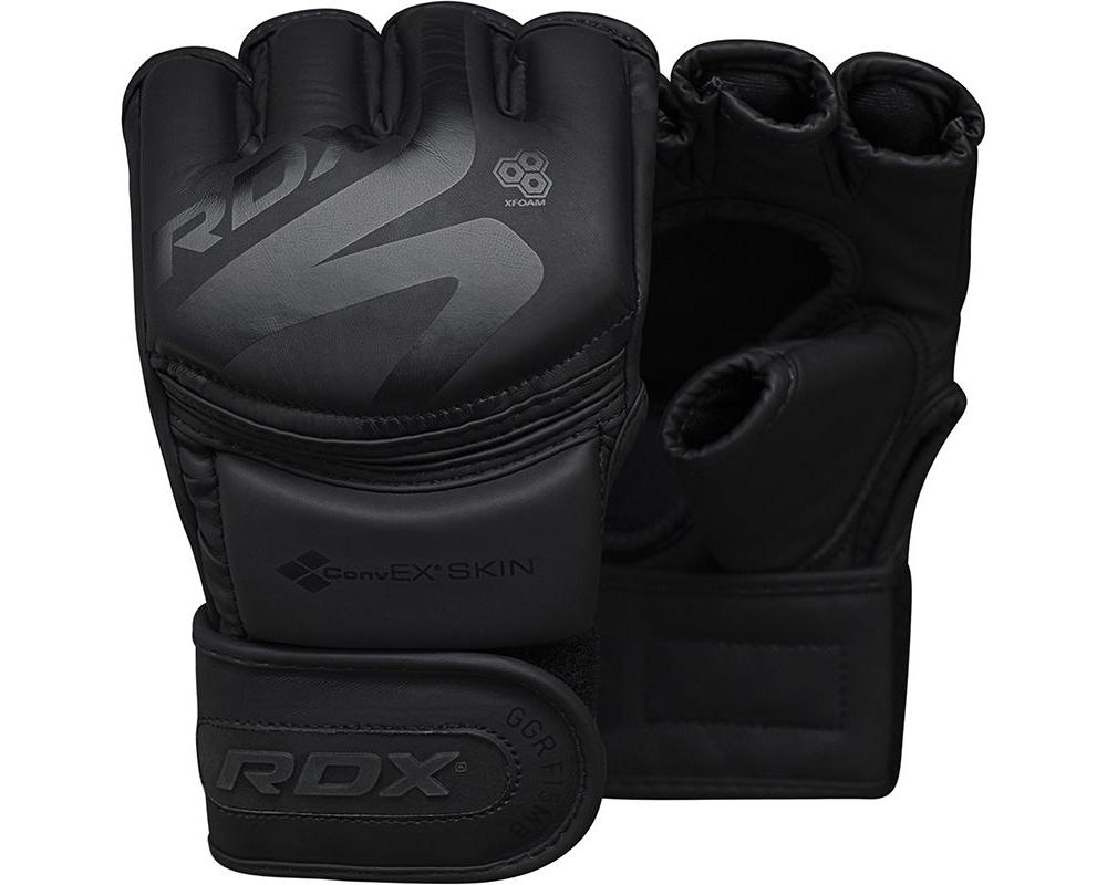 RDX Noir Series rukavice Grappling F15 matné černé